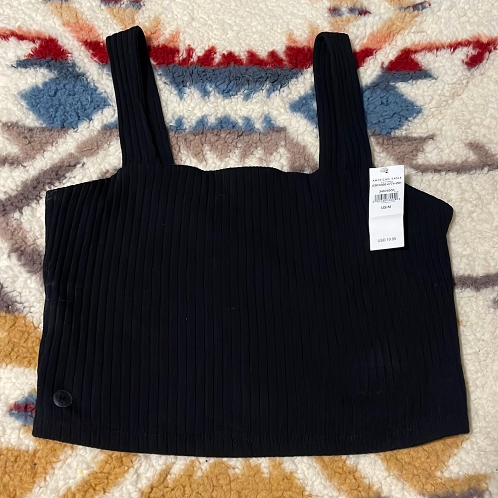 American Eagle Cropped Tank Top Size M